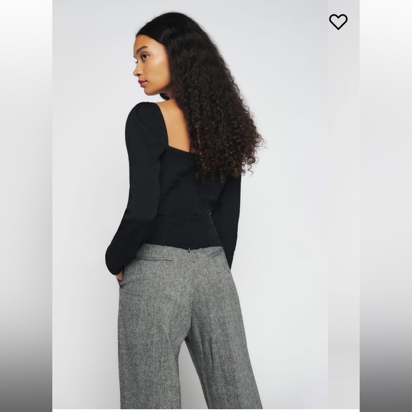 Reformation demi top in black - Picture 4 of 7